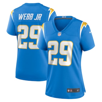 womens nike mark webb jr powder blue los angeles chargers ga